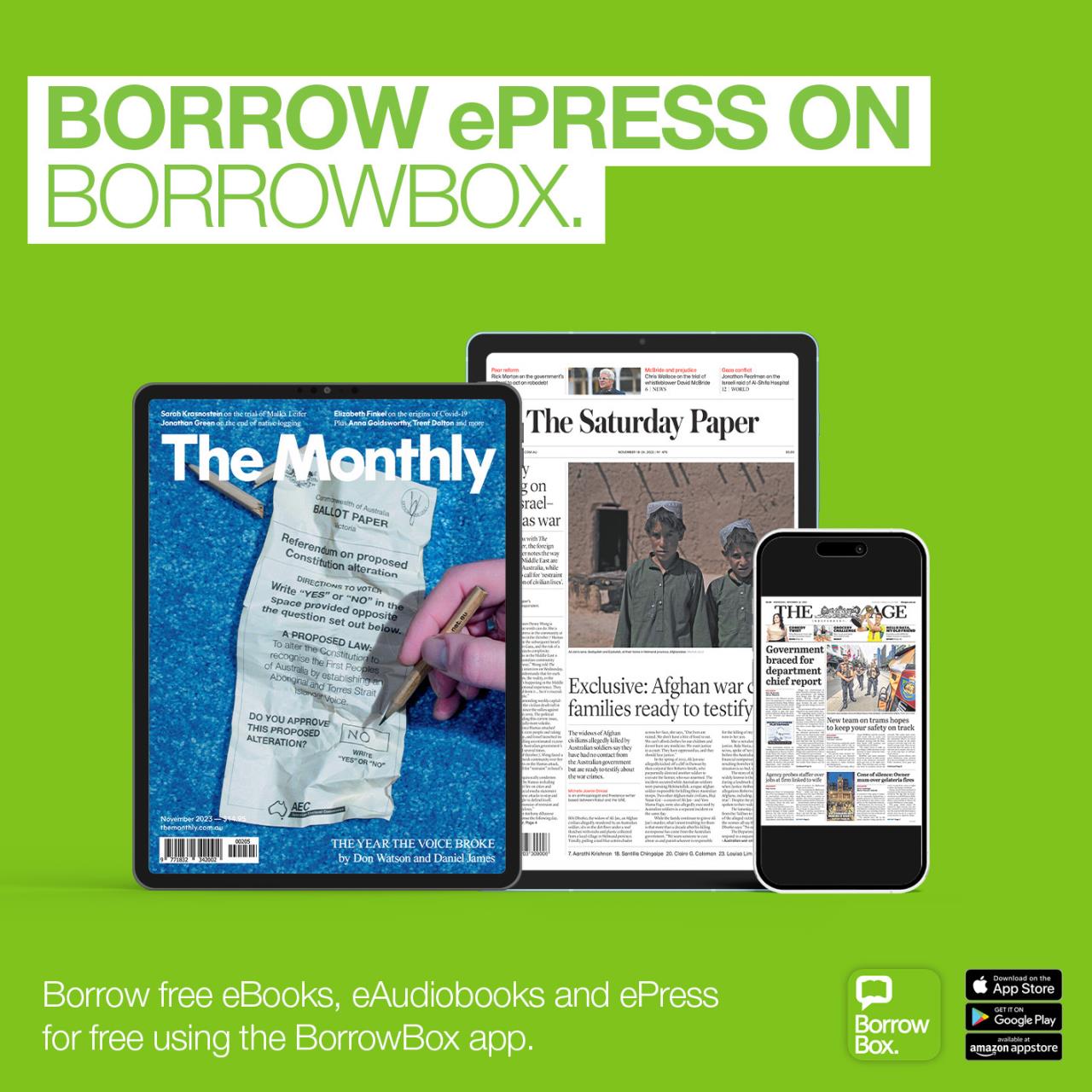 eNewspapers are now on BorrowBox