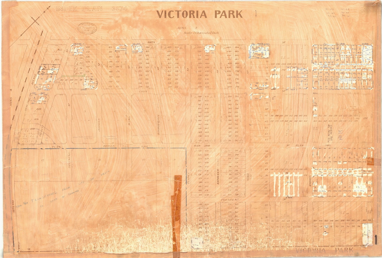 Victoria Park Plan 1 - 2 Chain Image