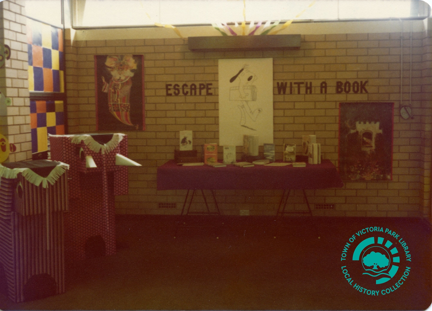 PH00039-36 Library displays Escape with a Book Victoria Park Carlisle Library (Mint Street) Image