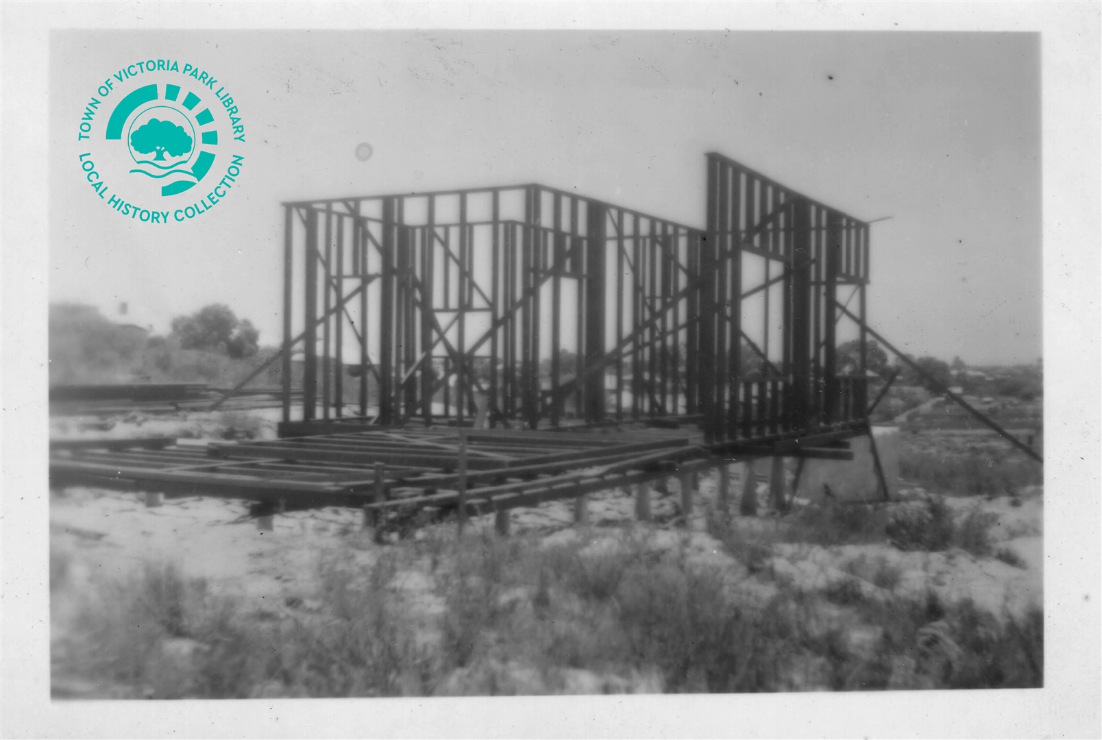 PH00043-03 Front view 107 Westminster St partial framework, 1949 Image
