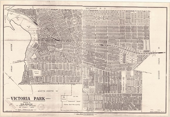 Victoria Park Postcode Map General Maps » Town of Victoria Park Library