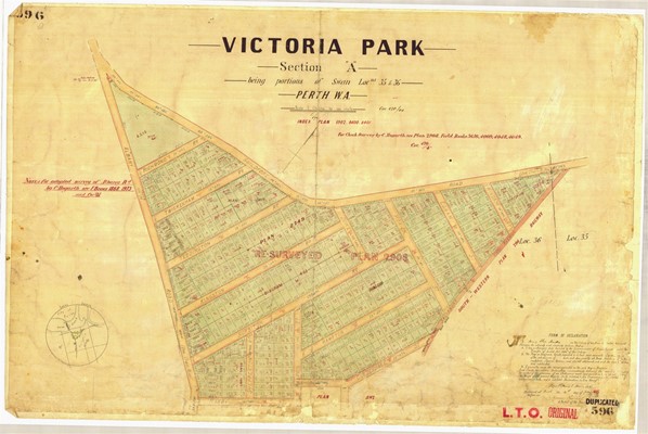 Image Victoria Park Section A (Plan 596)