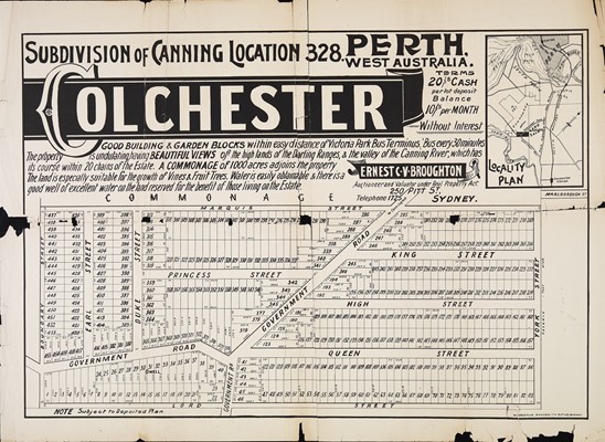 Image Colchester : subdivision of Canning