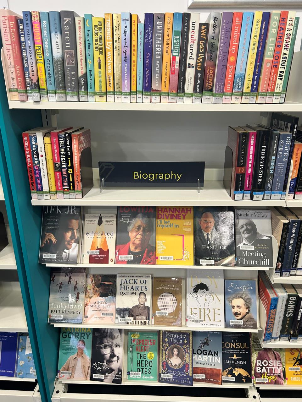 Our Adult biography collection has had a glowup!