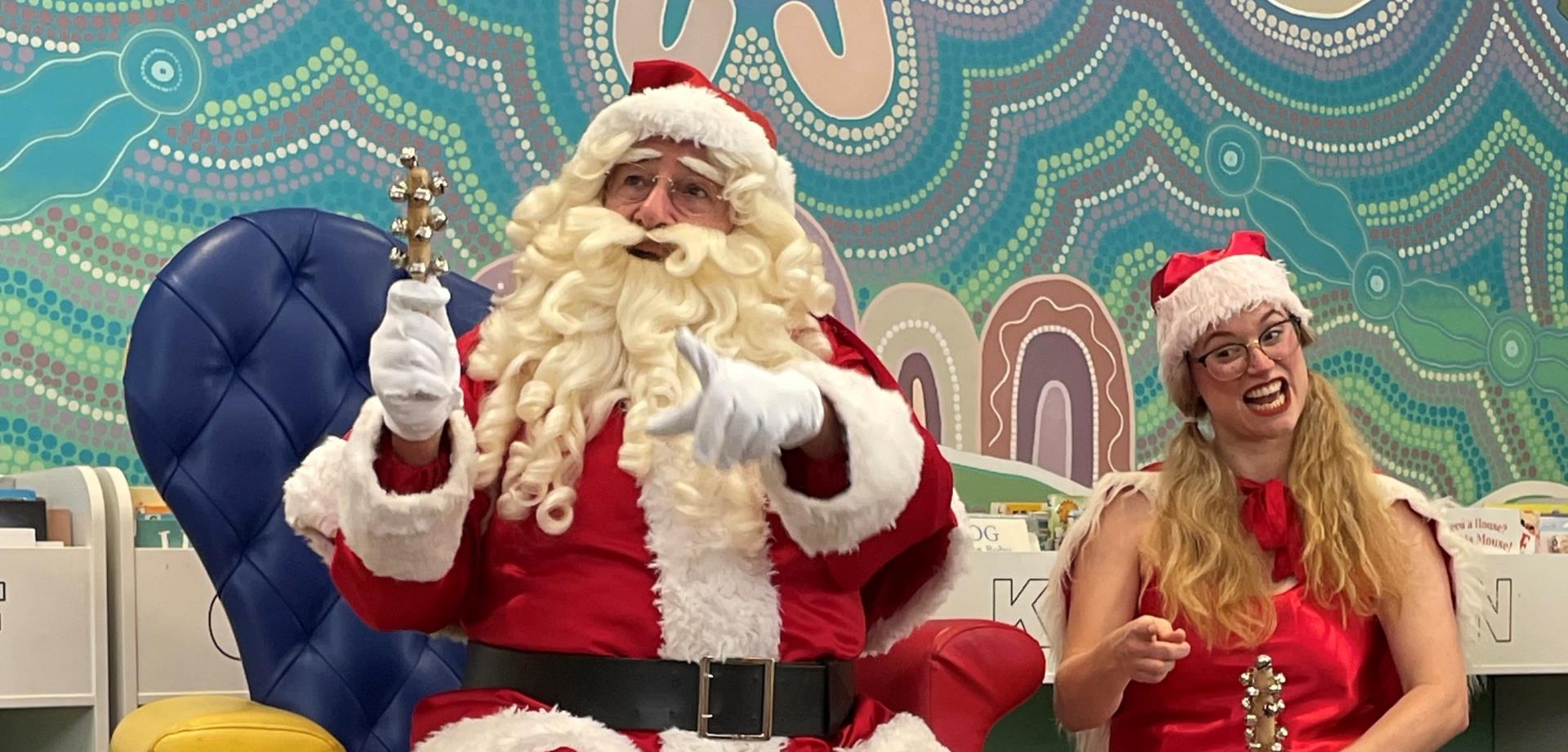 Christmas at the library