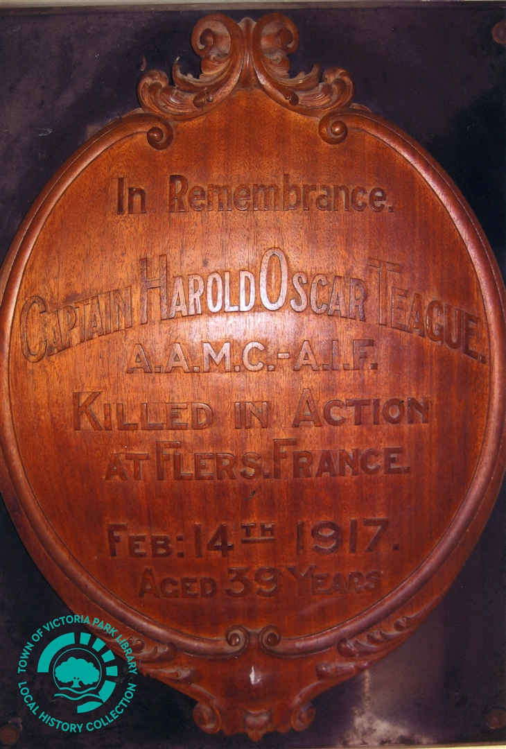 PH00010-01 Wooden plaque for Captain Teague St Peters Church 2007 (PH013606) Image