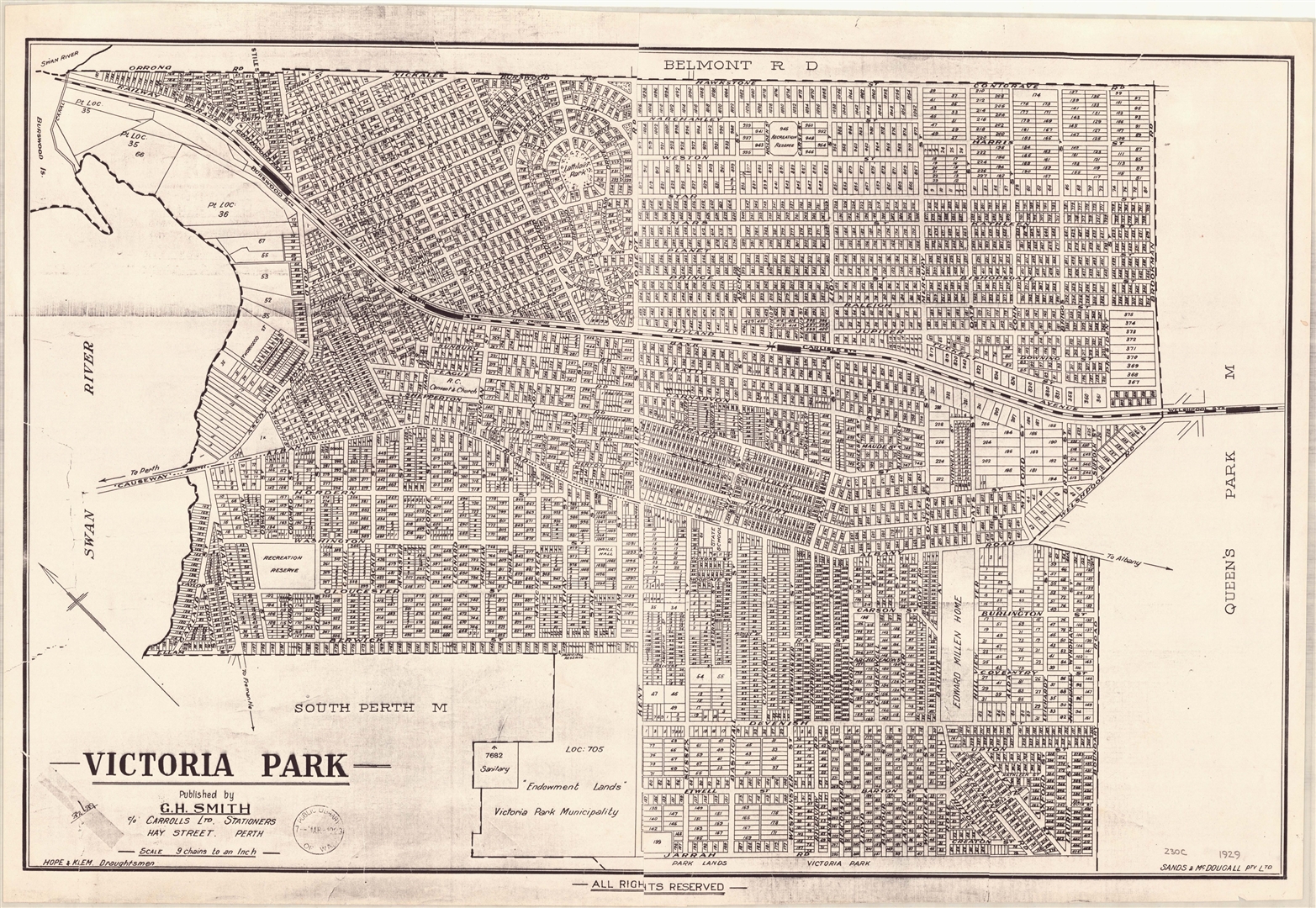 Victoria Park 1929 (230C) Image