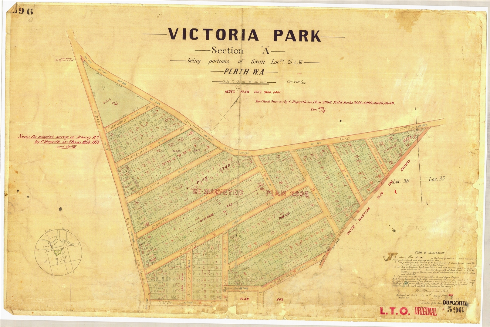 Victoria Park Section A (Plan 596) Image