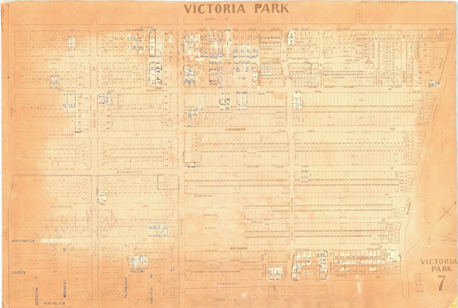 Victoria Park Plan 7 - 2 Chain Image