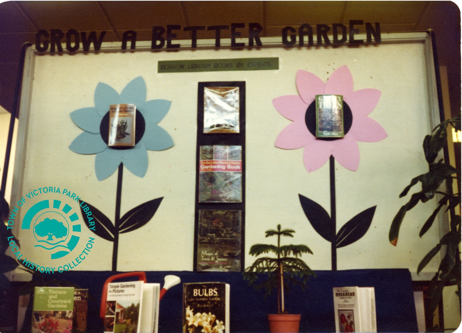 PH00039-35 Library displays Grow a Better Garden Victoria Park Carlisle Library (Mint Street) Image