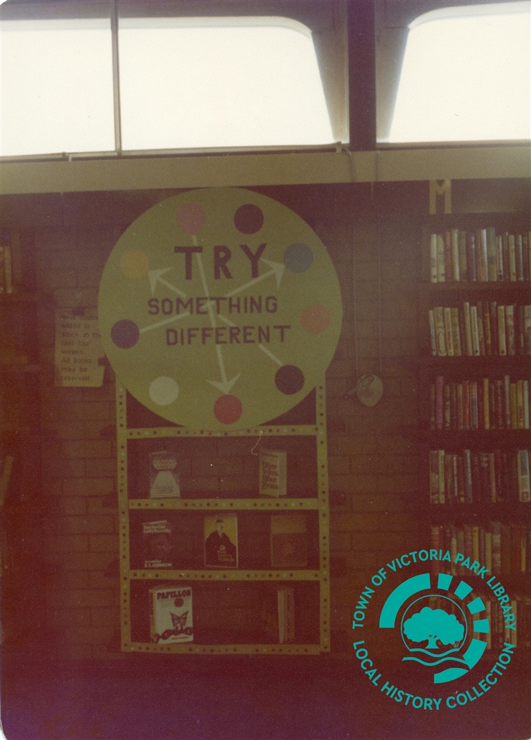 PH00039-44 Library displays - Try Something New - Victoria Park Carlisle Library (Mint Street), c. 1973-1975 Image