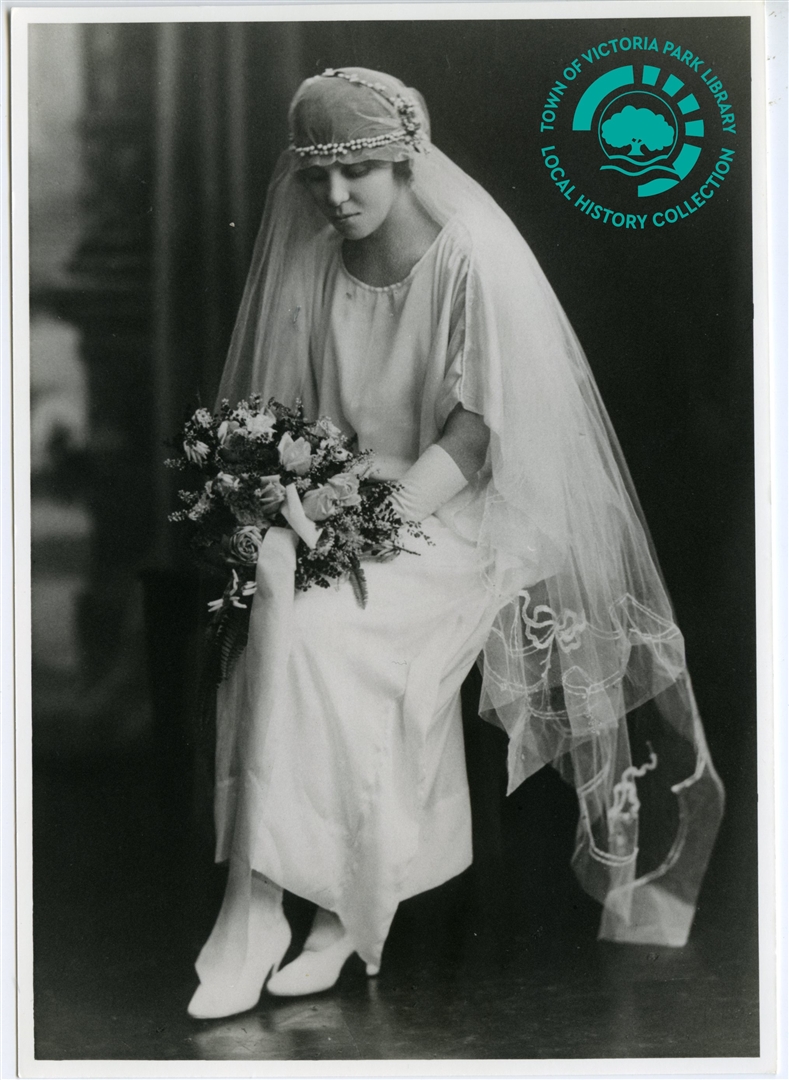 PH00050-11 Hilda Anastasia Healy (nee Iverson) on her wedding day, 19 July 1924 Image