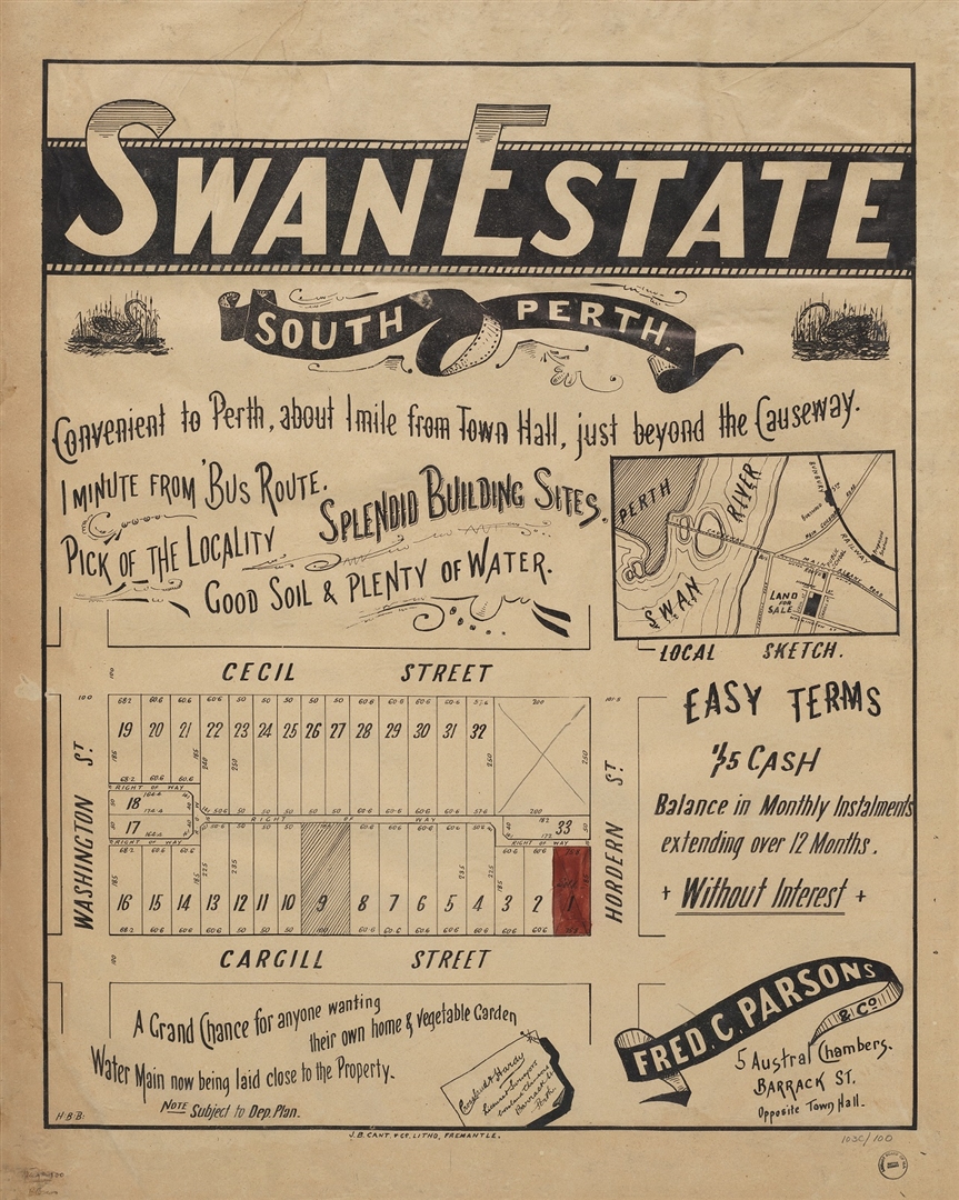 Swan Estate [1900?] Image