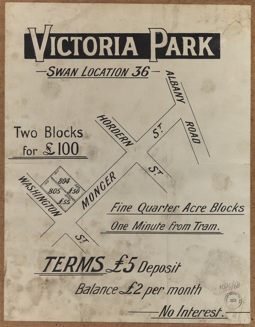 Victoria Park, [publisher not identified], [1900?] Image